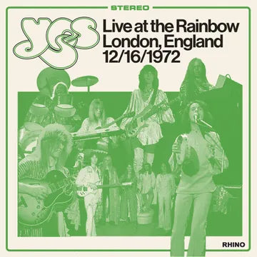 Yes - Live at the Rainbow, London, England 12/16/1972 - 3LP 3 x 140g Black Vinyl