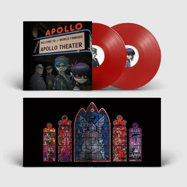 Gorillaz - Demon Days Live From The Apollo Theatre  - 2LP 2 x 140g Red Vinyl